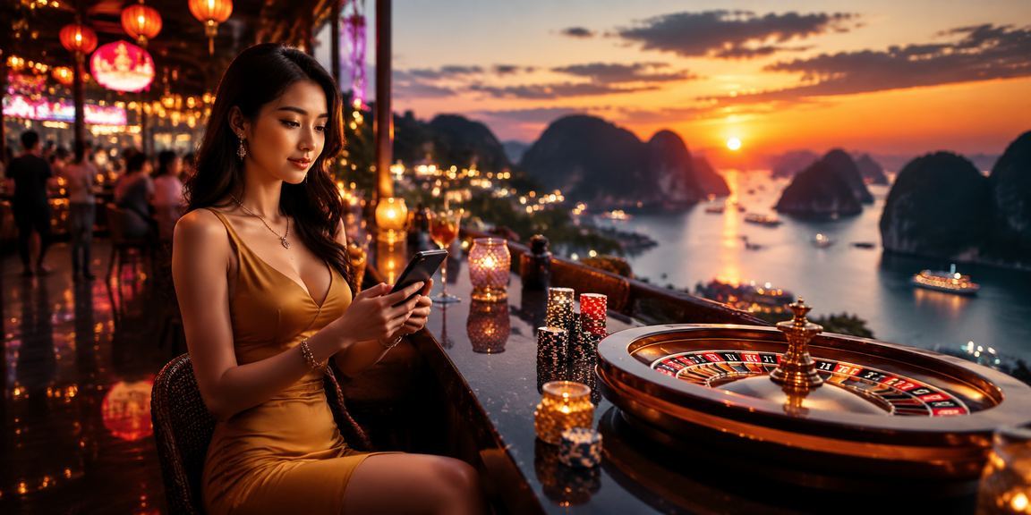 Bàn Roulette lễ hội trên vịnh Hạ Long – trò chơi casino đặc sắc