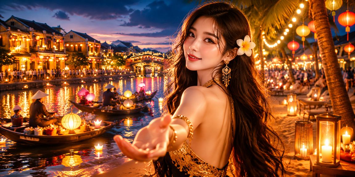 Không khí casino đèn lồng Hội An – giải trí đêm phong cách Việt