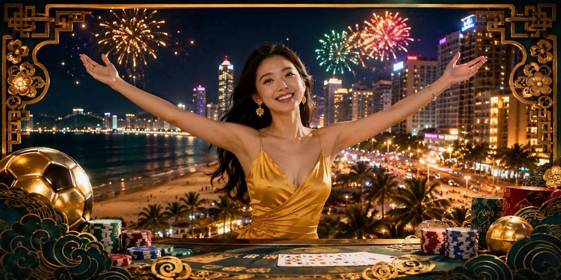 Người chơi tham gia trò chơi bài tại lễ hội Nha Trang qua thiết bị di động